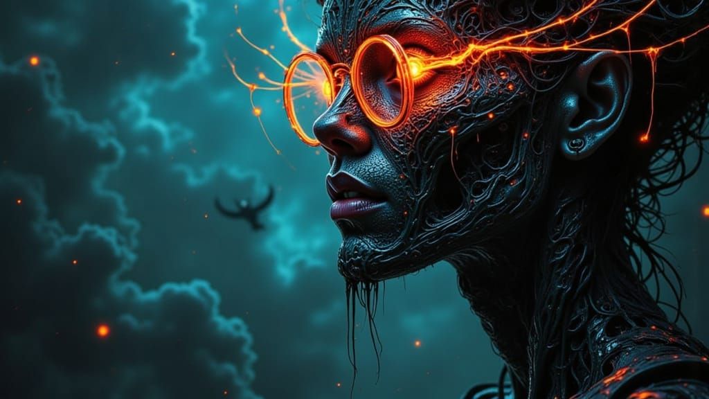Mystical Glasses Reveal Swirling Demonic Entities