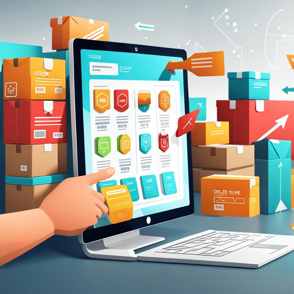 Dropshipping Process Animated Infographic in Meta Modern Sty...