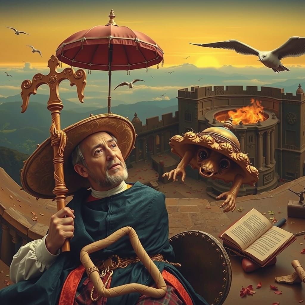 Renaissance Pope in Epic Cinematic 3D Style