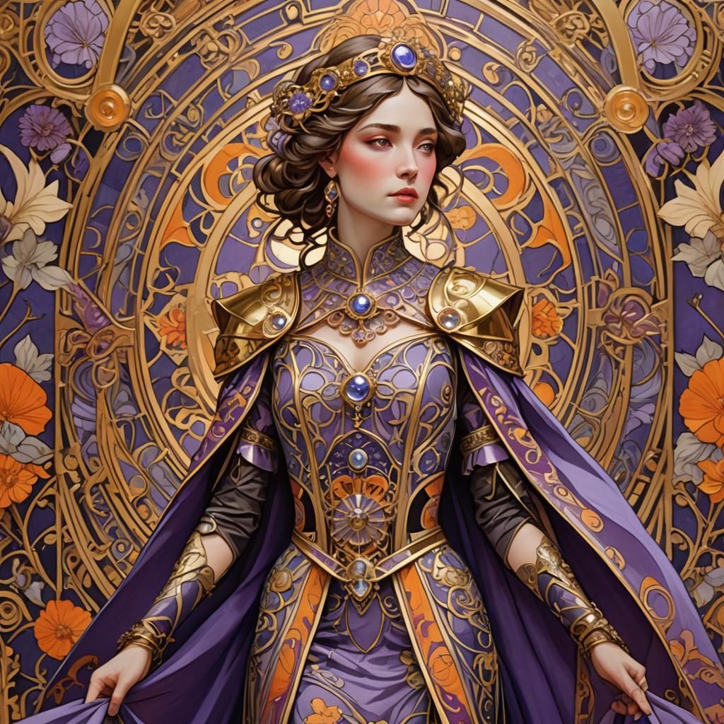 Art Nouveau Empress on Imperial Runway