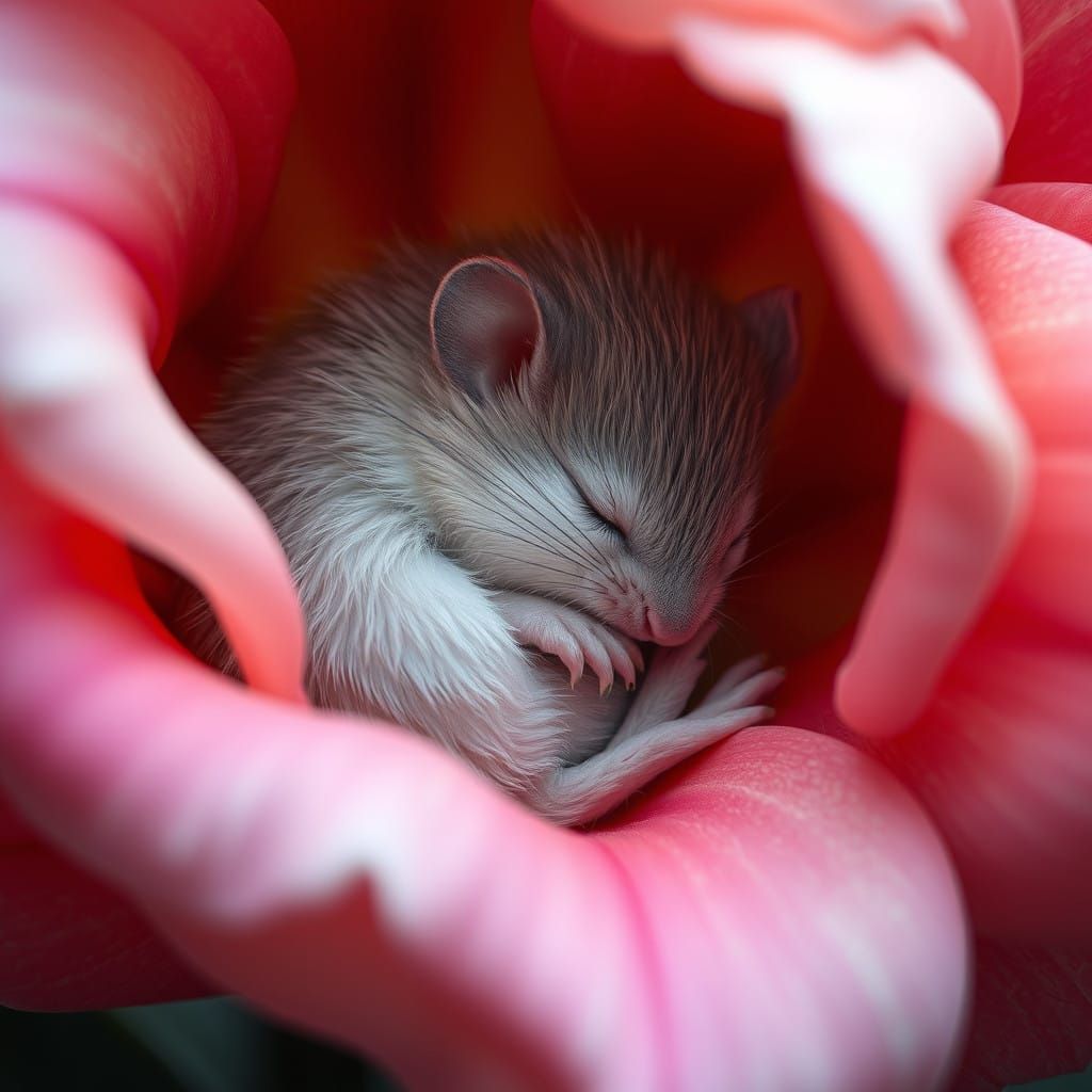 Fantastical Floral Sanctuary in Intricate Detail