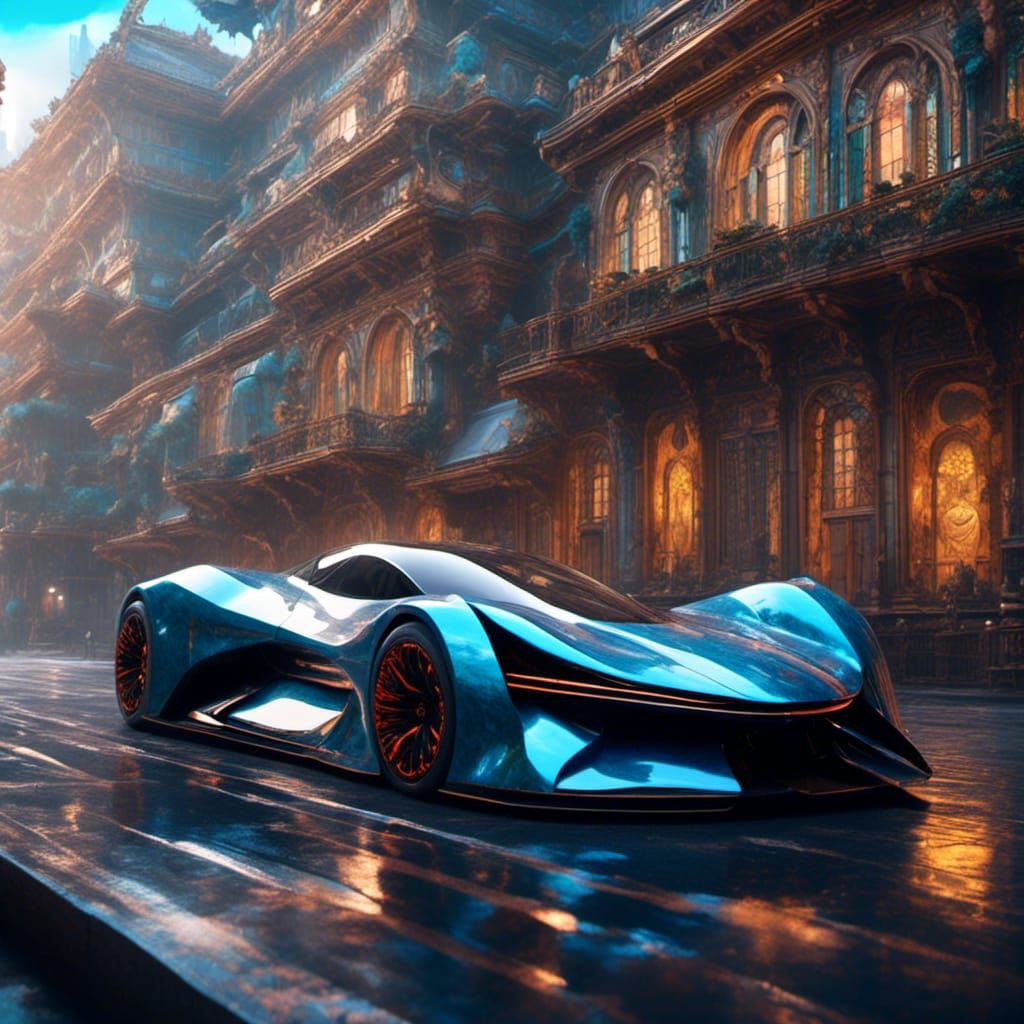 Electric Supercar Design for Aerodynamic Efficiency