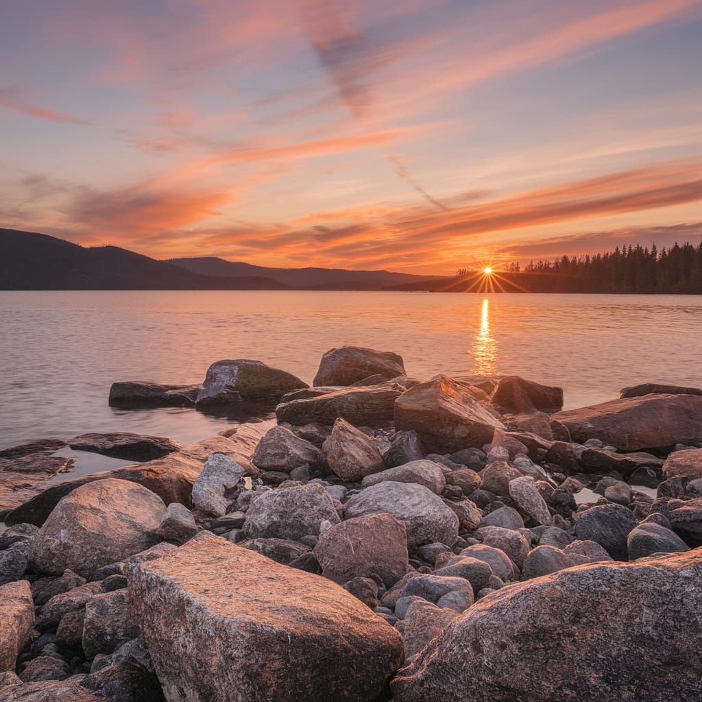 Morning Harmony in a Vibrant Impressionist Aesthetic