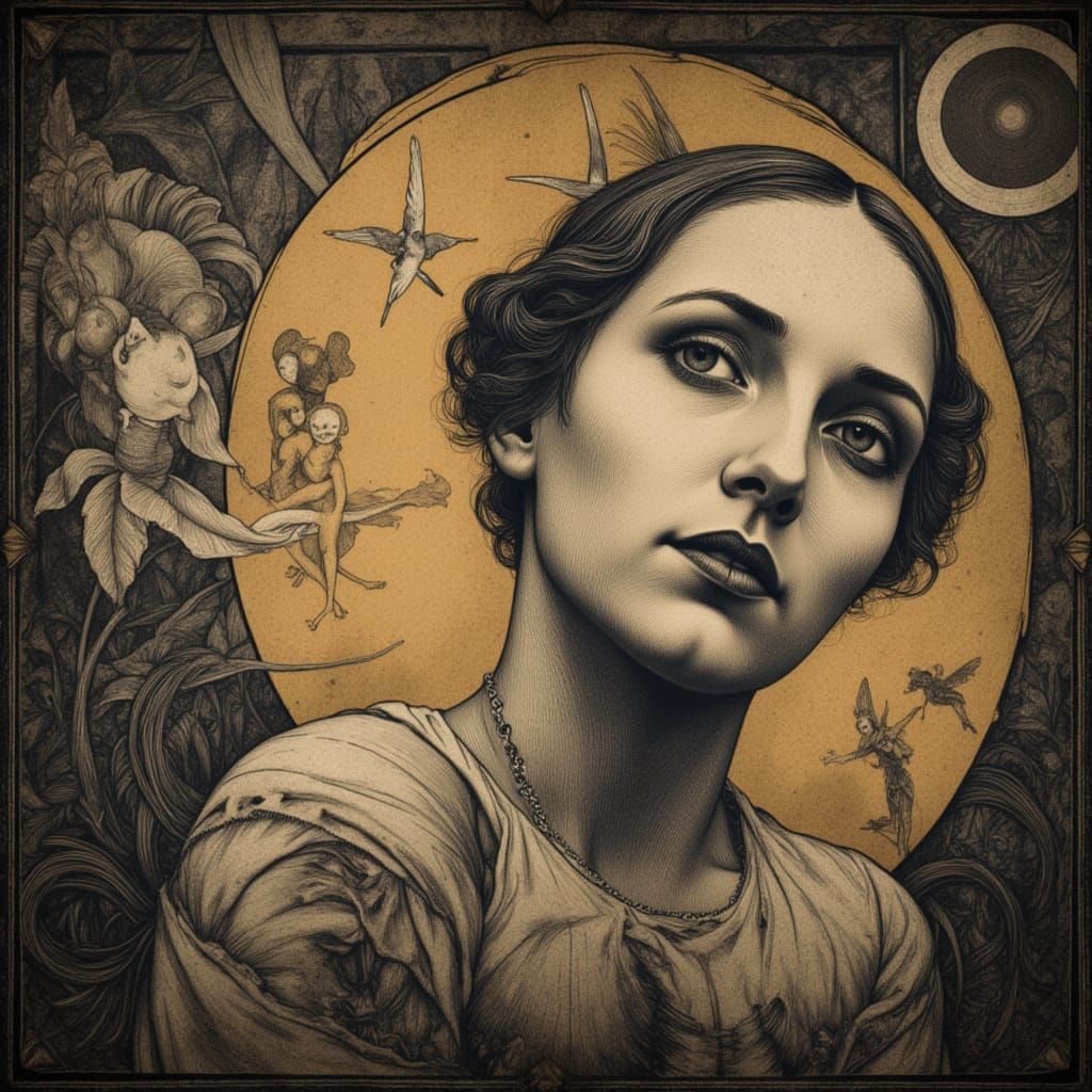 <lora:ADTarotRedux:1.0>  <lora:MycelialAD:1.0> <lora:AvantVille:1.0>