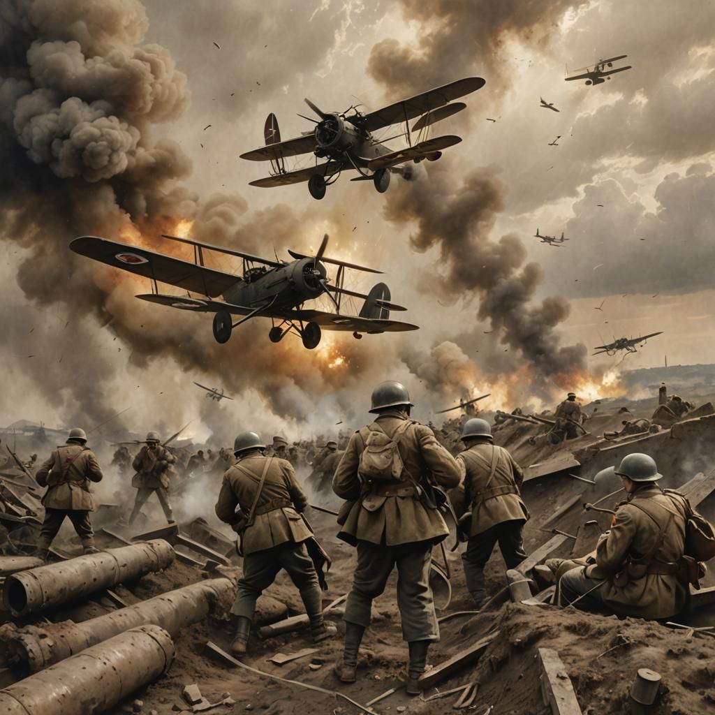 War-Torn Impressionism: Italian Soldiers in Trenches