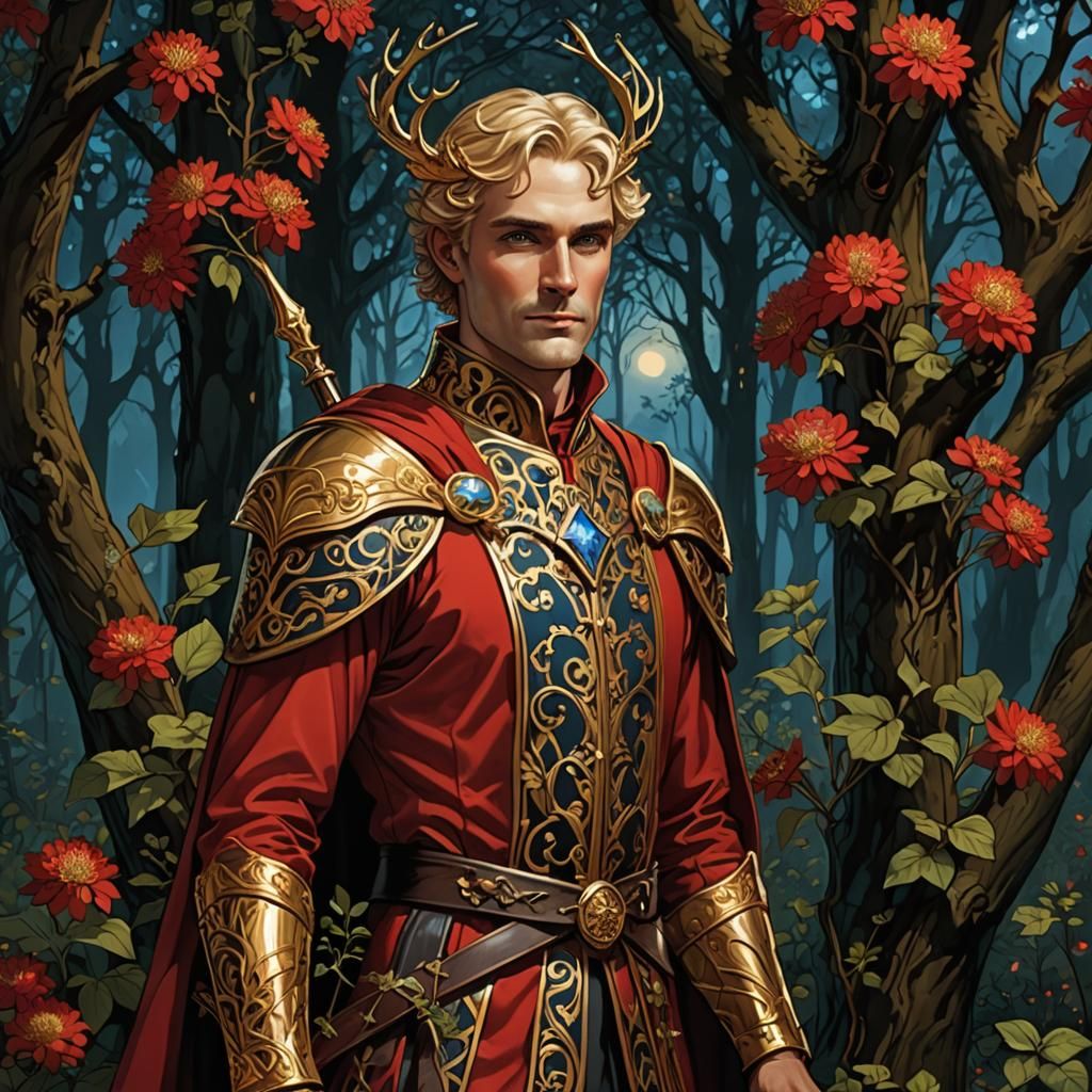 Fae General in Art Nouveau Style