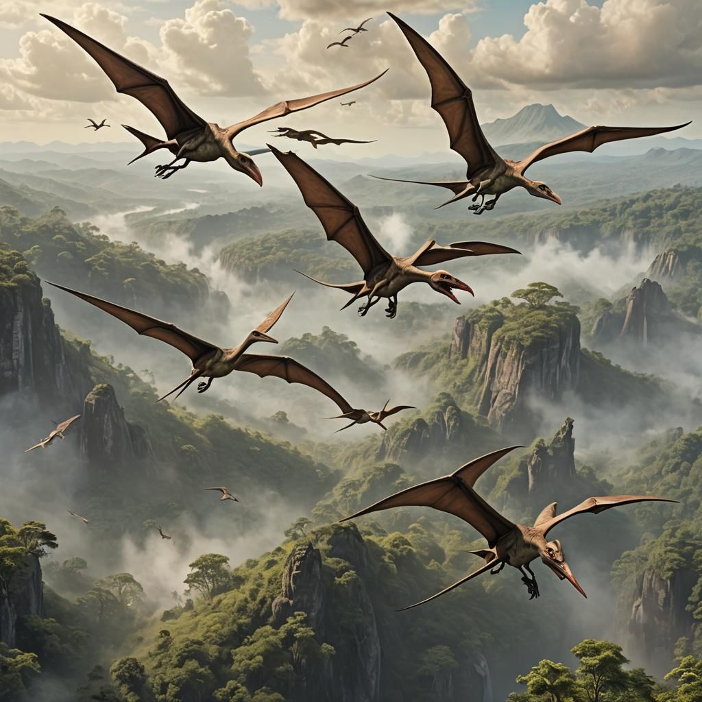 Pterodactyl Family Takes Flight