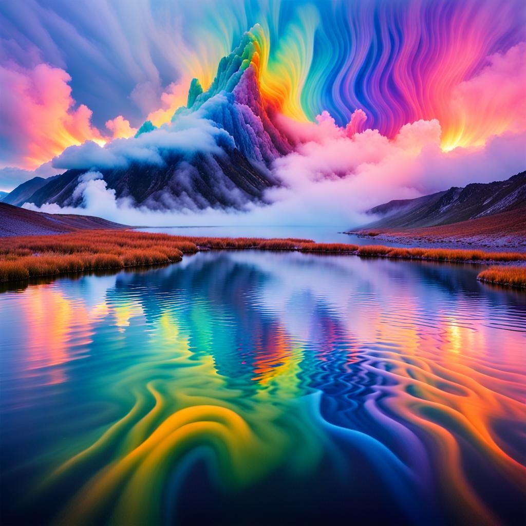 Colorful Non-Newtonian Butterfly Lake