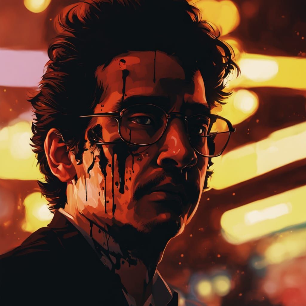 Oğuz Kaya Rezonans Album Cover in Graffiti Art Style