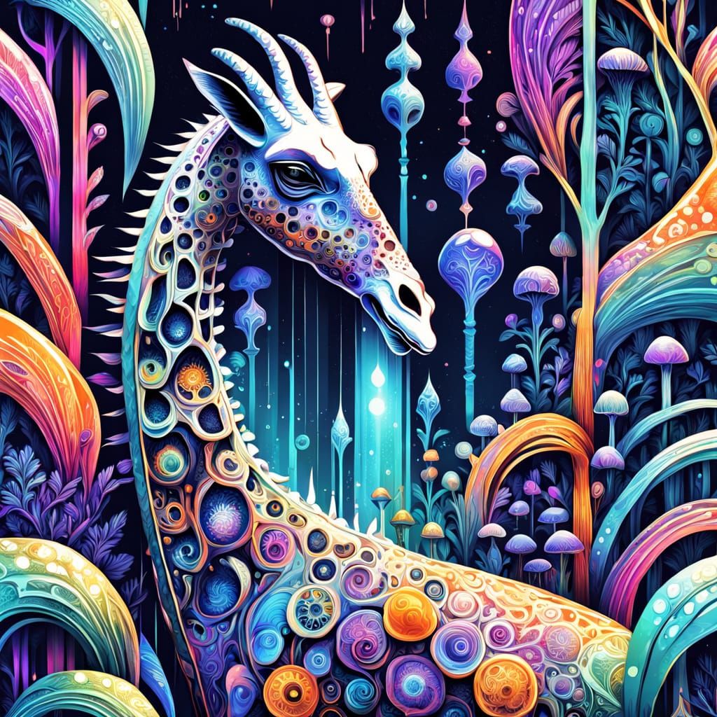 Abstract Giraffe