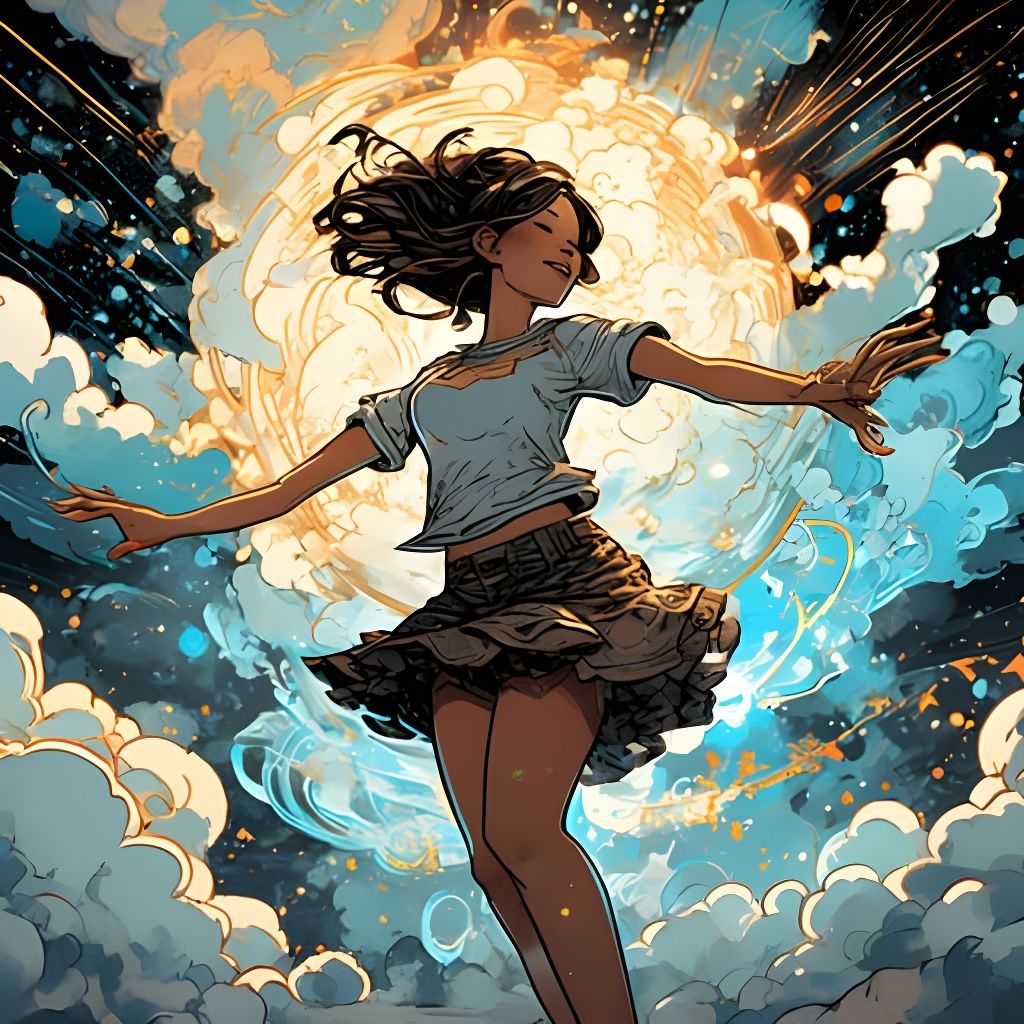 Abstract AI Interpretation of 'Rise'