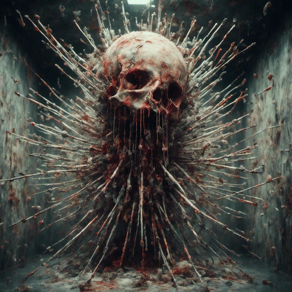 Macabre Cute Abstract: Men, Needles, and Syringes