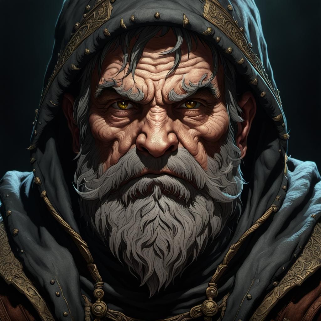 Gruff Dwarf Rogue