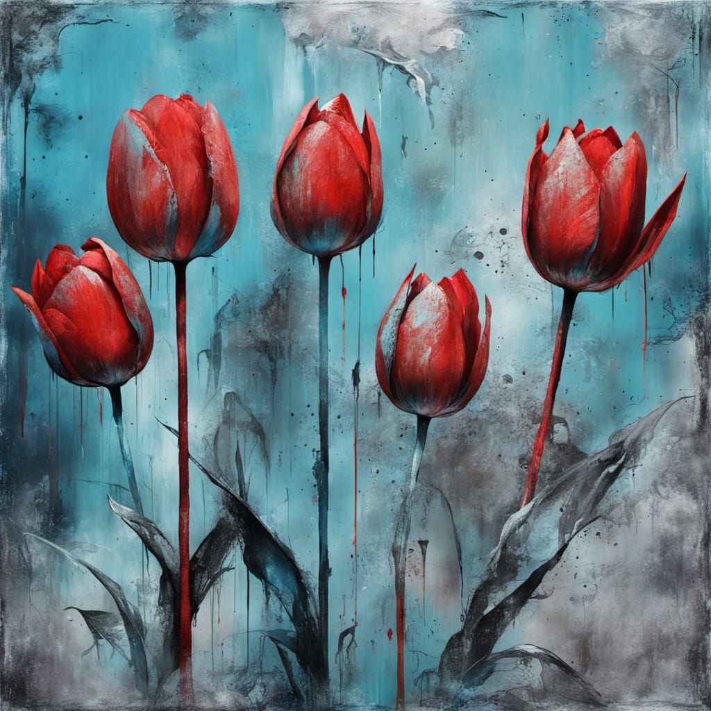 Surreal Cyberpunk Painting of Cinderella Toast