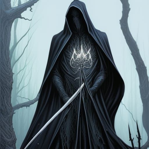 High Gothic Nazgul in Angmar: Comic Book Art