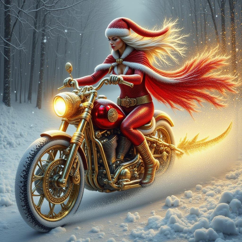 <lora:Frozen time:1.0> <lora:SnowflakesFluxV0001:1.0> thiis picture is made with snowflakes ,A stunningly beautiful woma...