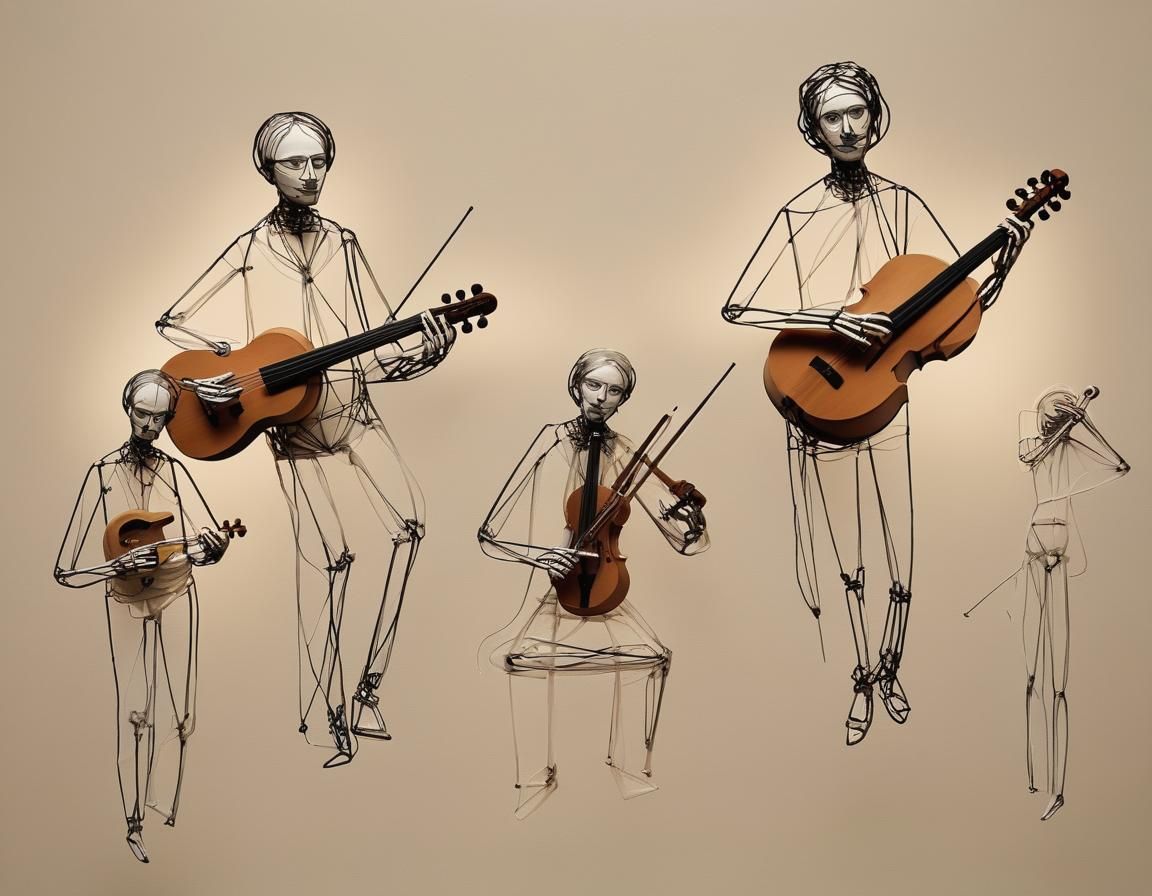 String People Playing Stringed Instruments