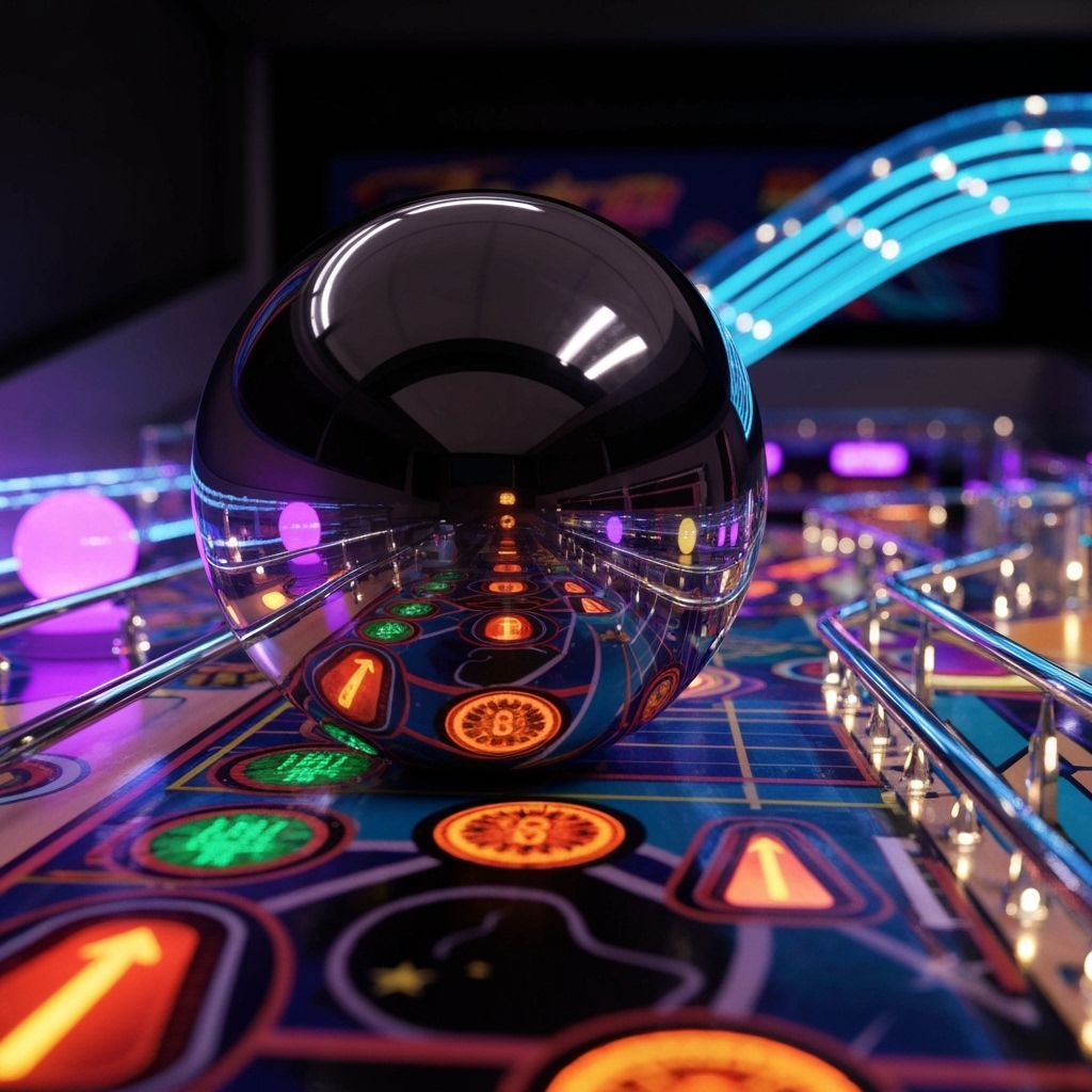 Pinball Ball's 80s Journey: Chrome POV
