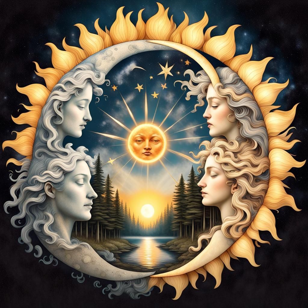 Surreal Triple Exposure Illusion Art