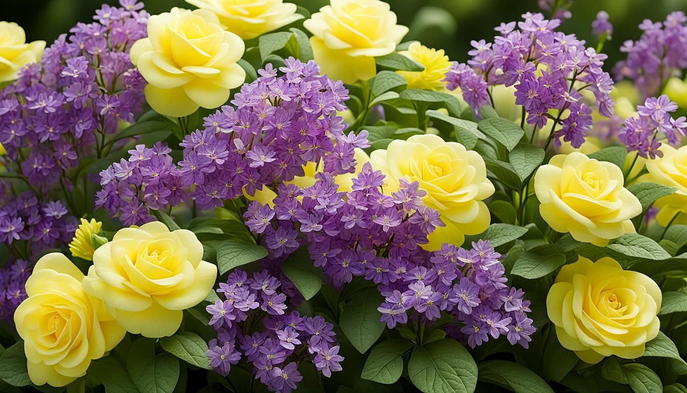 Bioluminescent Garden in Kinkade Style