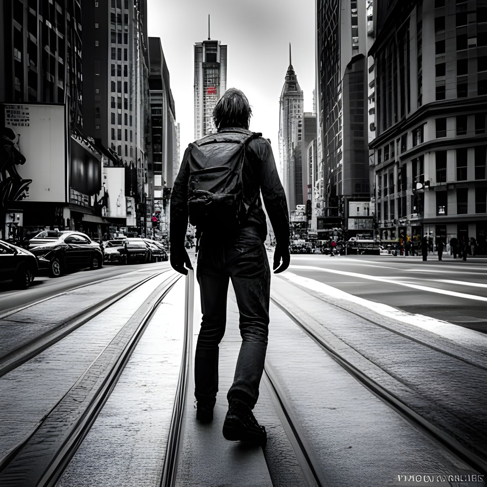 Zombie Apocalypse in New York City in HDR