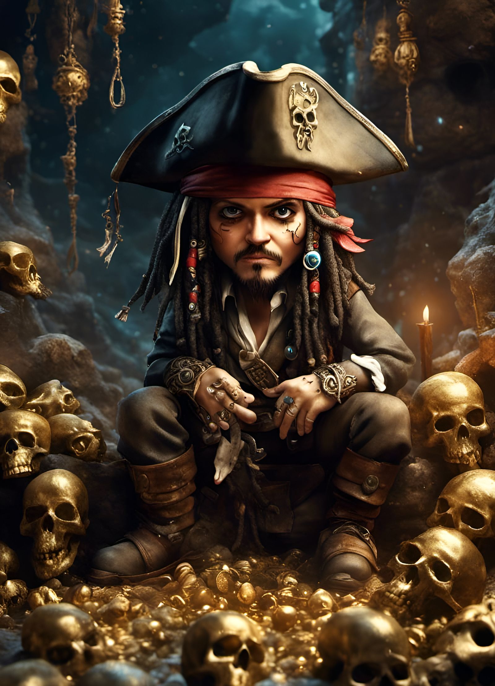 Chibi Captain Jack Sparrow