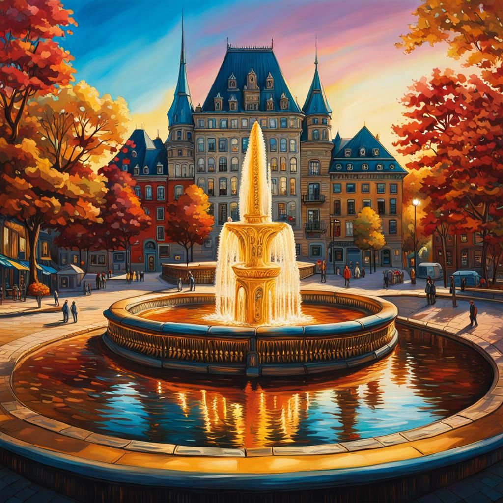 Inspirations Fontaine de Tourny à Québec
