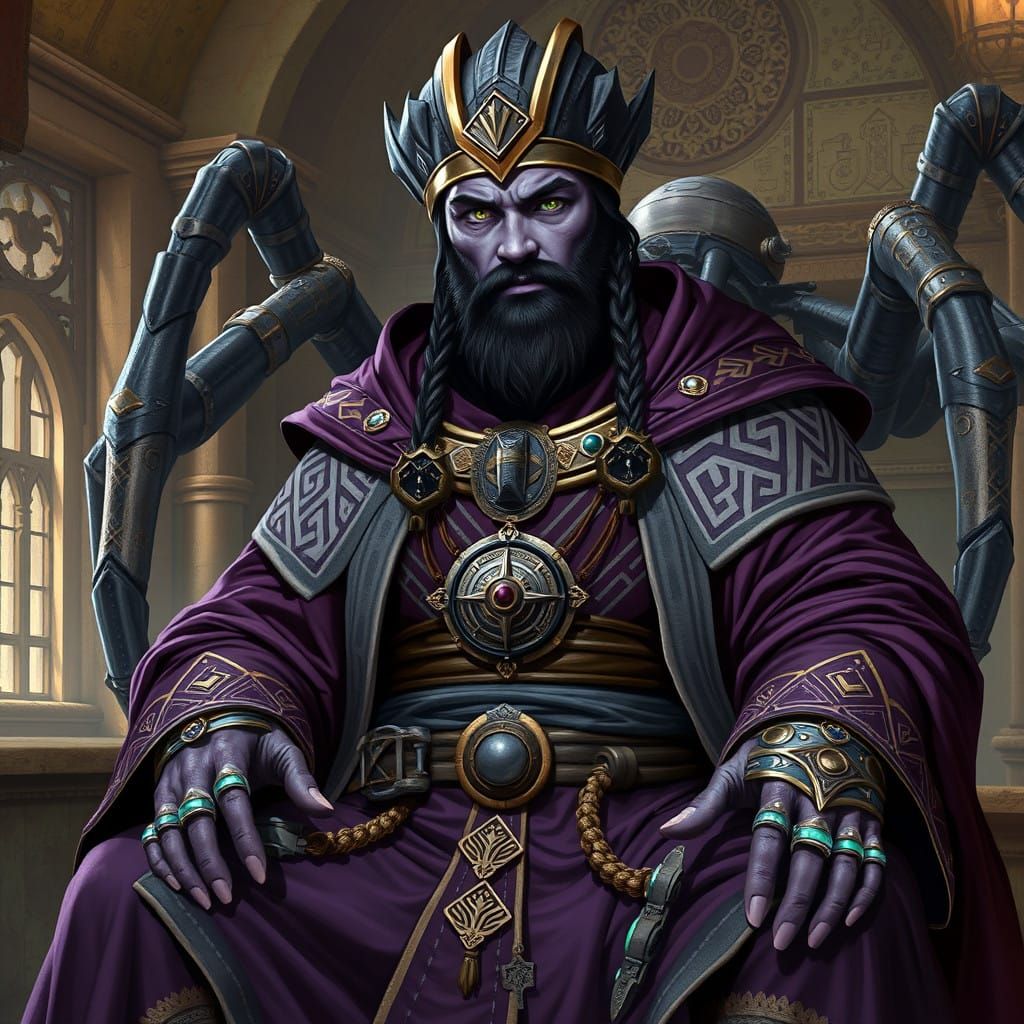 Dwemer Scholar-Lord in Modern Laboratory Attire