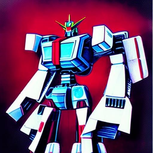 retro anime robot