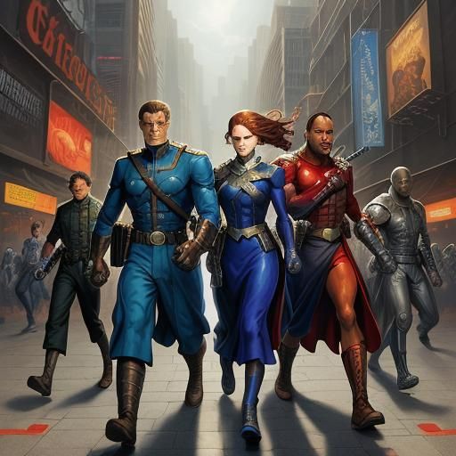 Comic Book Art: Strangers United for a Cause