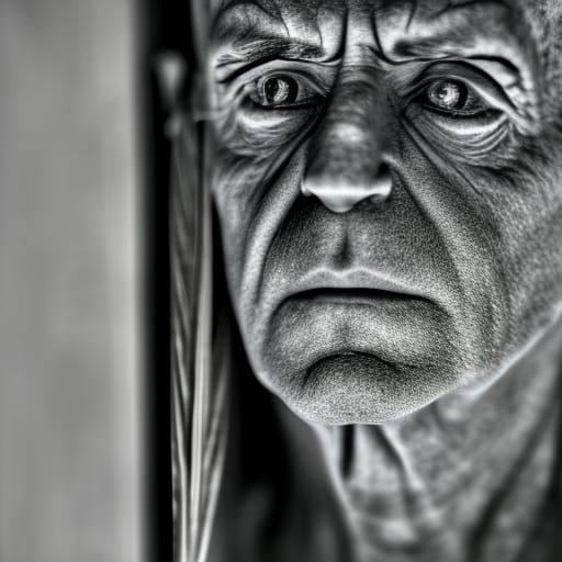 Hyperrealistic Squidward Portrait with Intricate Details