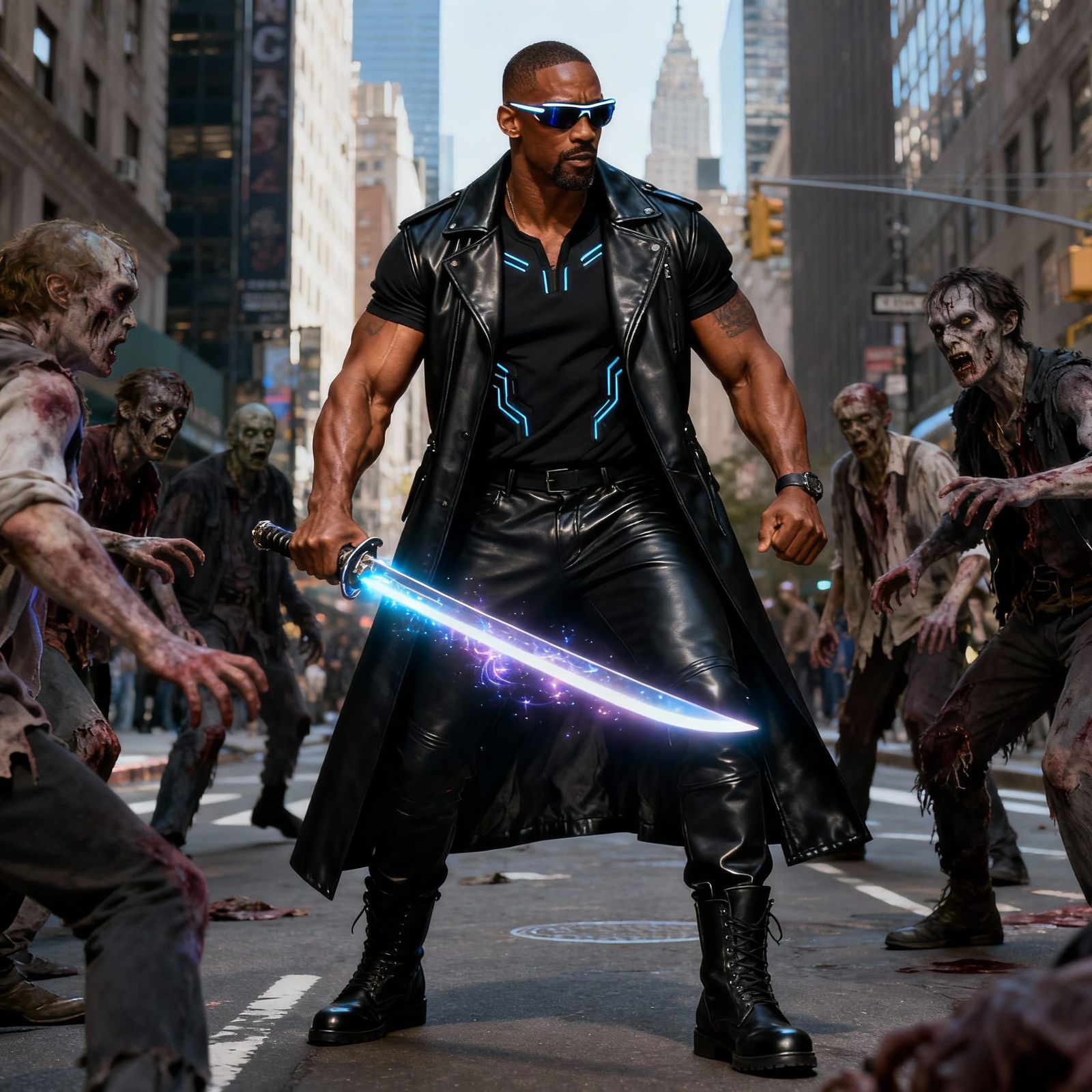 Monster Hunter God vs Zombies in NYC