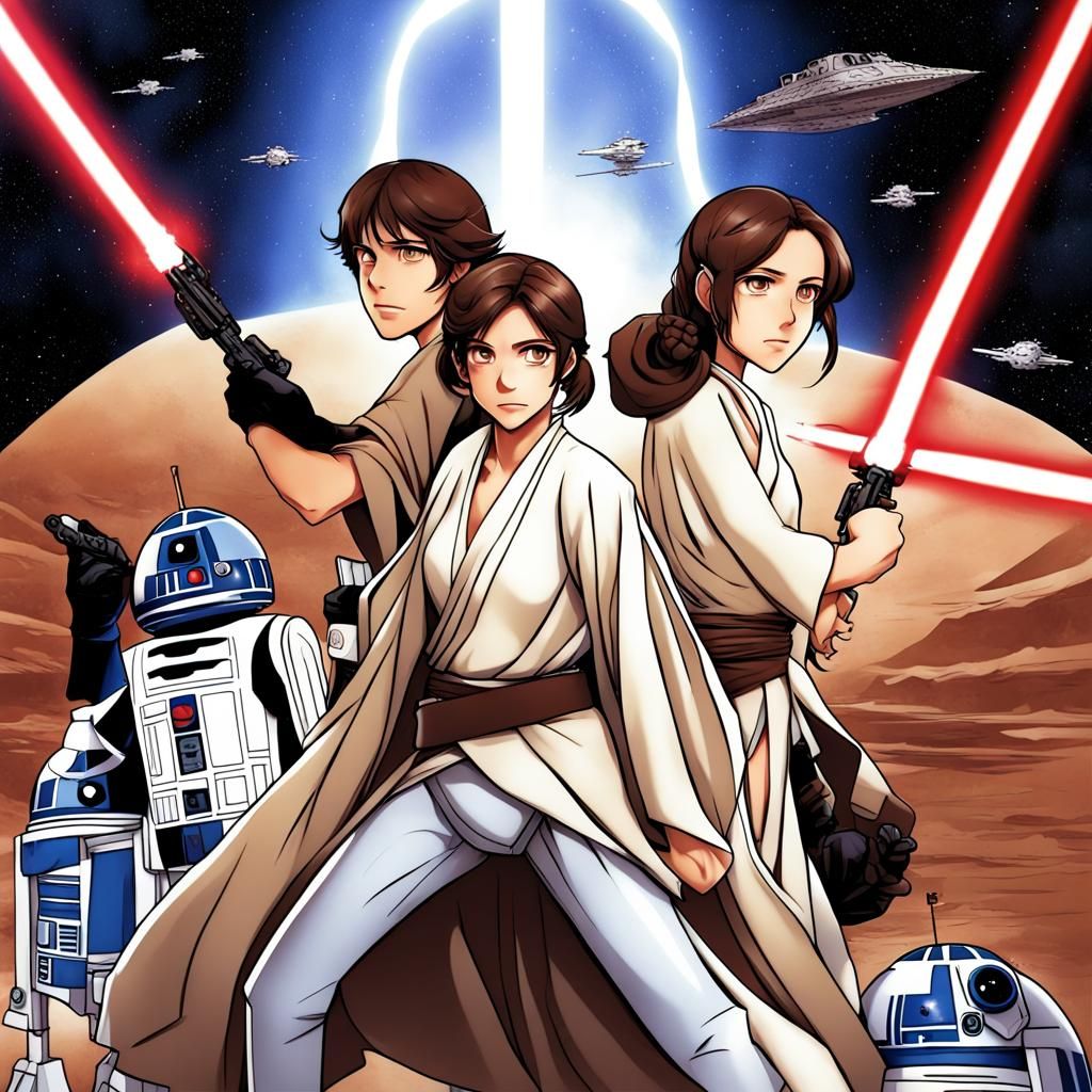 Star Wars Anime Key Visual Art