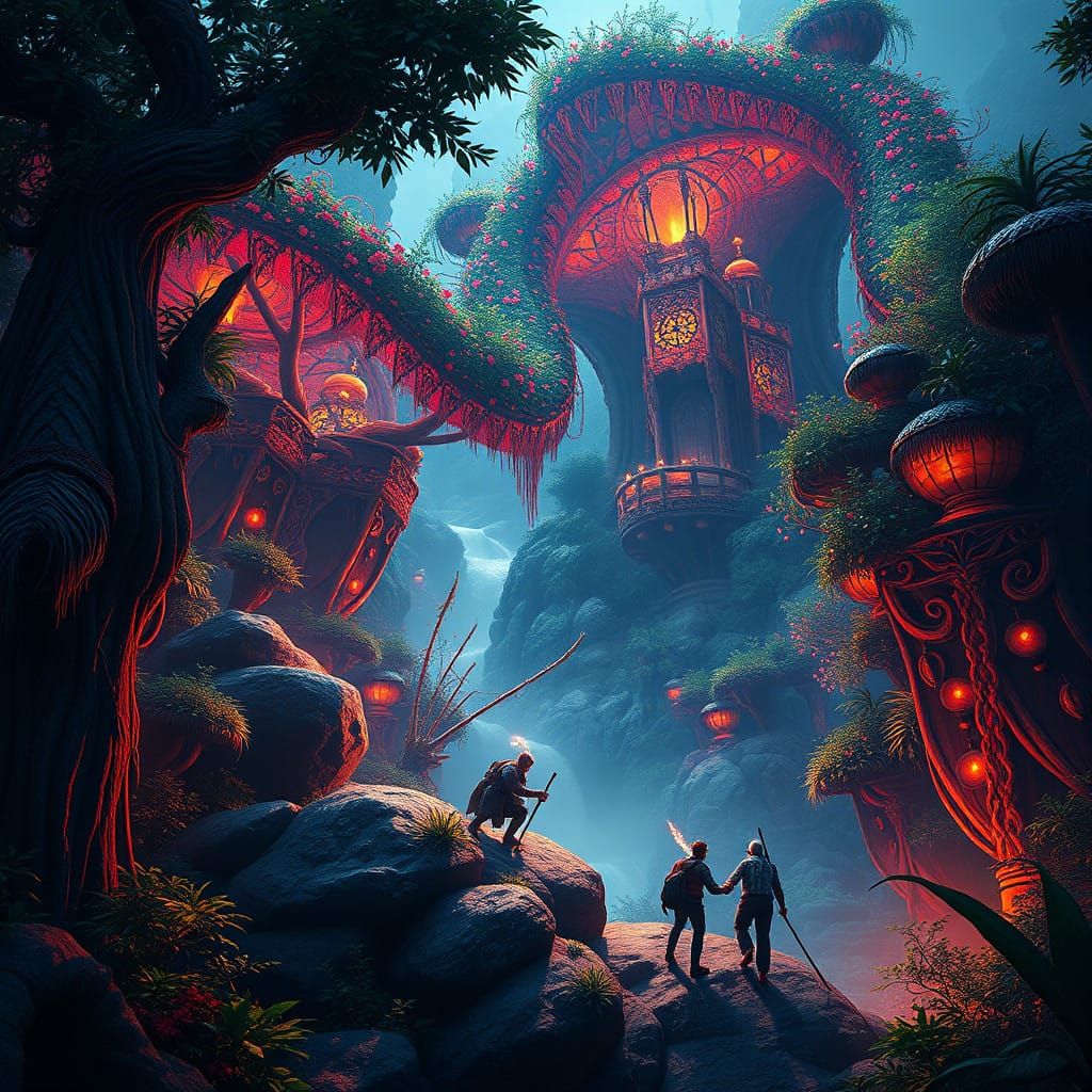 Vibrant Brazilian Fantasy World