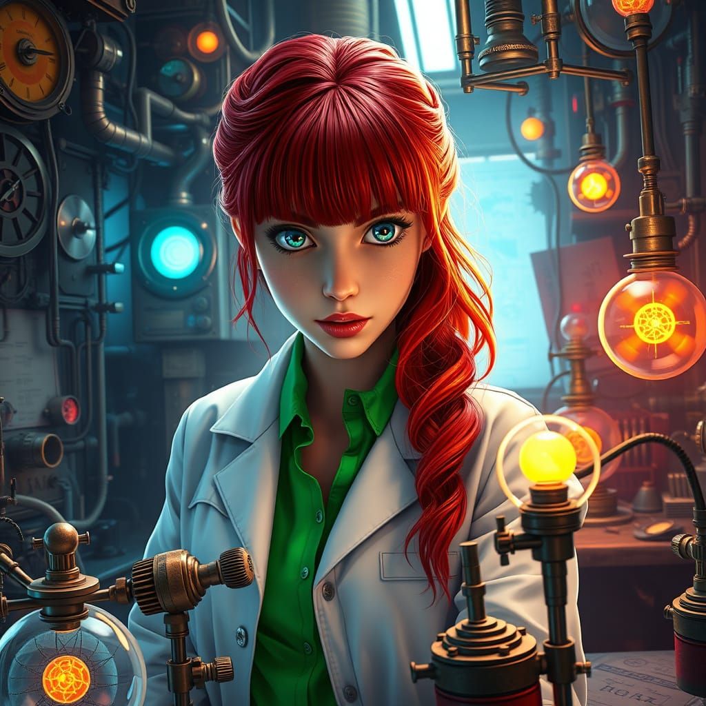 Steampunk Inventor Unveils Futuristic Creation