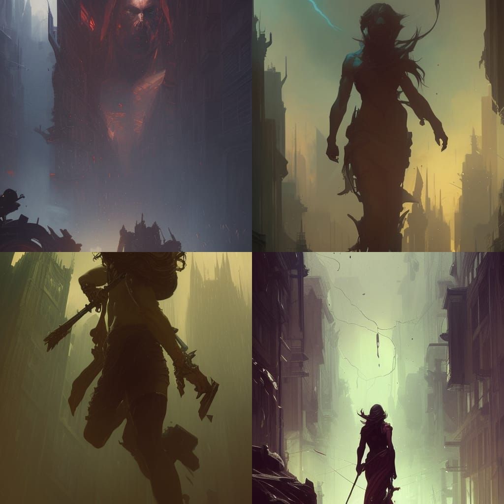 Dark Fantasy Comic Book Art in 8K Resolution