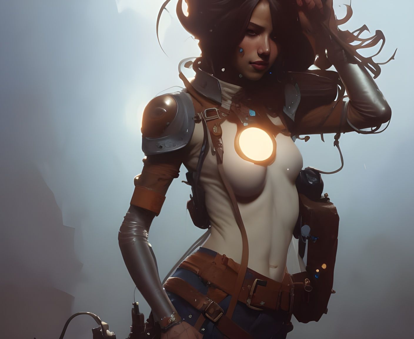 Braces and Boots: Hyperdetailed Portrait in Unreal Engine 5