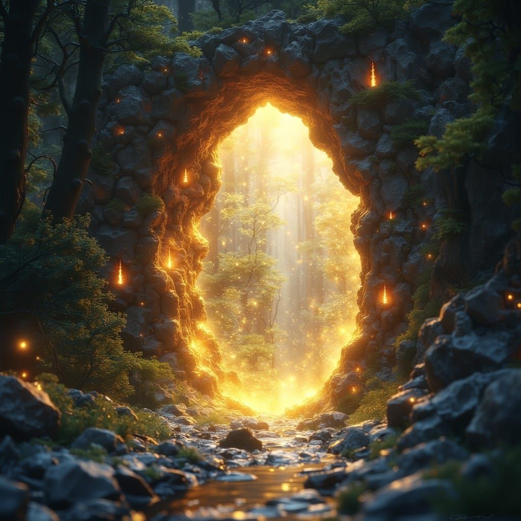 Enigmatic Portal Gateway to Middle Earth