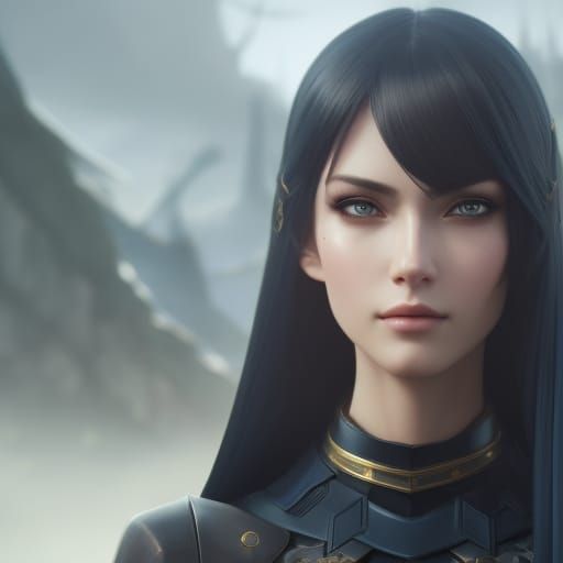 Anime Assassin Portrait in Studio Ghibli Style