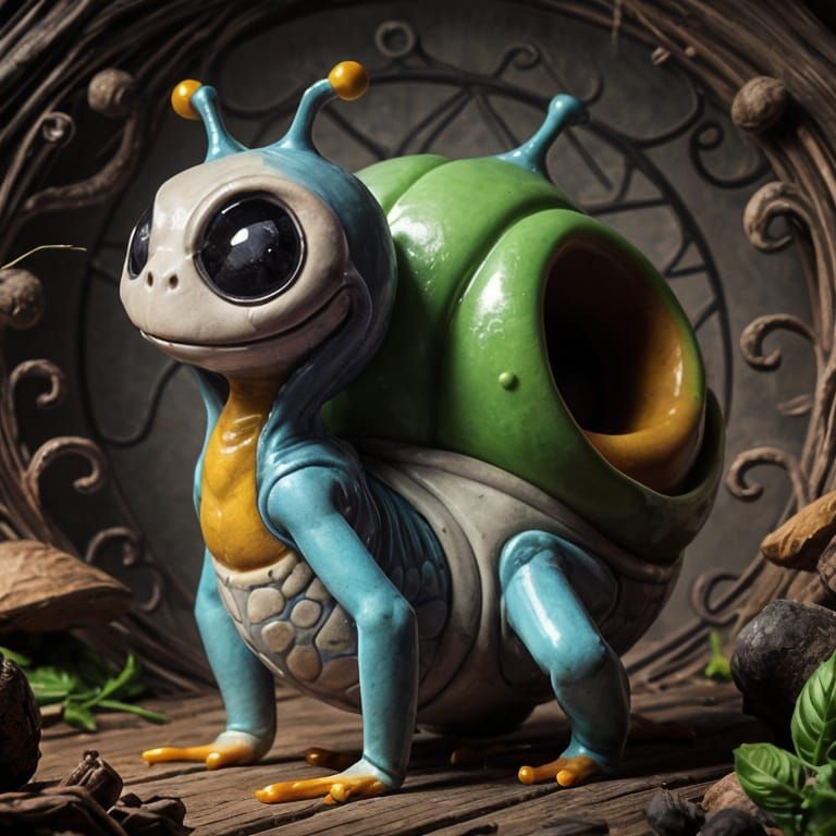 Jack Skellington Frog Hybrid Character