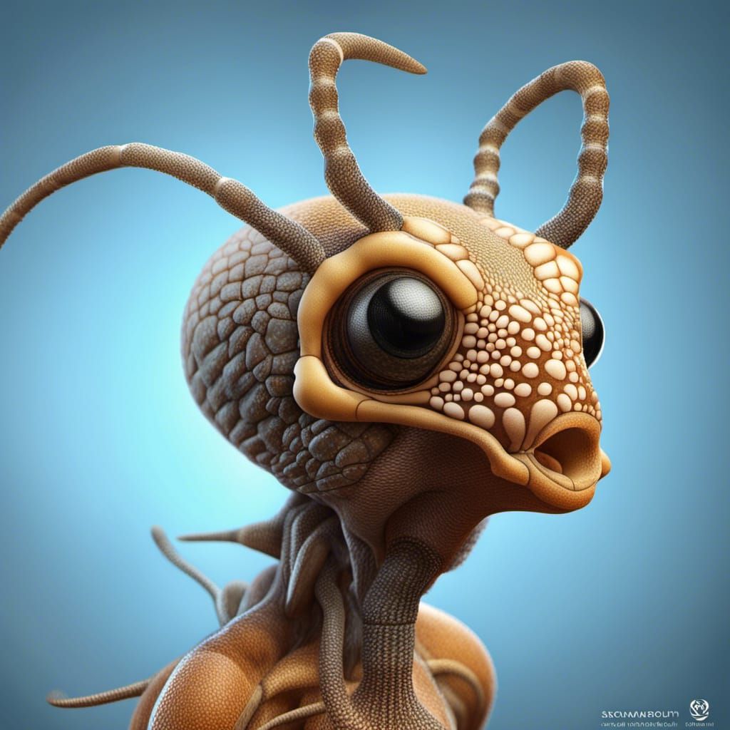 Anthropomorphic Tasmanian Devil Portrait with Celtic Details