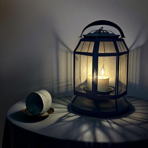 Ethereal Dark Academia Chamber in Soft Focus