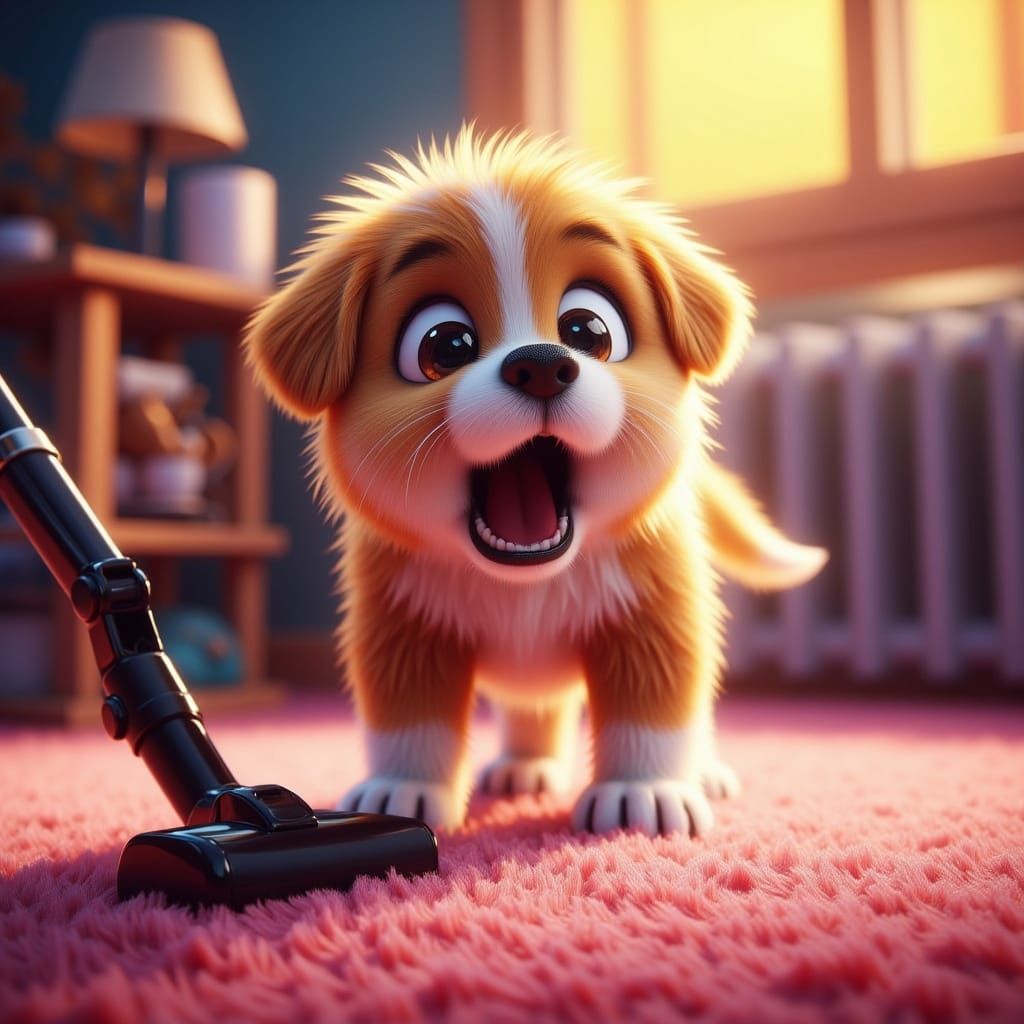 Puppy vs Vacuum: An Unlikely Friendship Comic