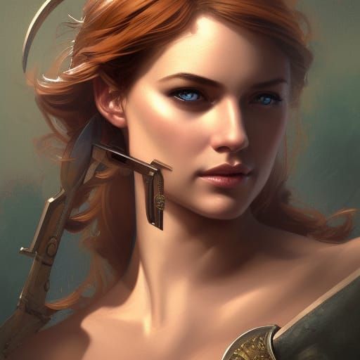 Beautiful female Robin Hood