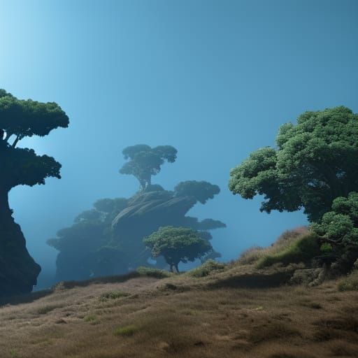 Detailed Matte Painting of Tree of Life