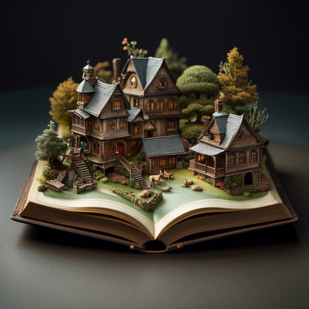 Miniature World Grows in Open Book