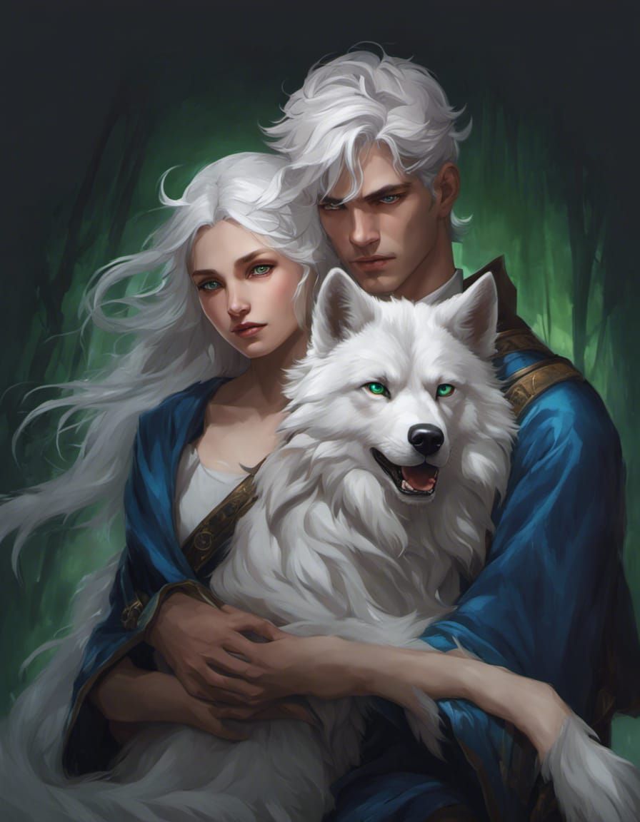 Wolfie and White