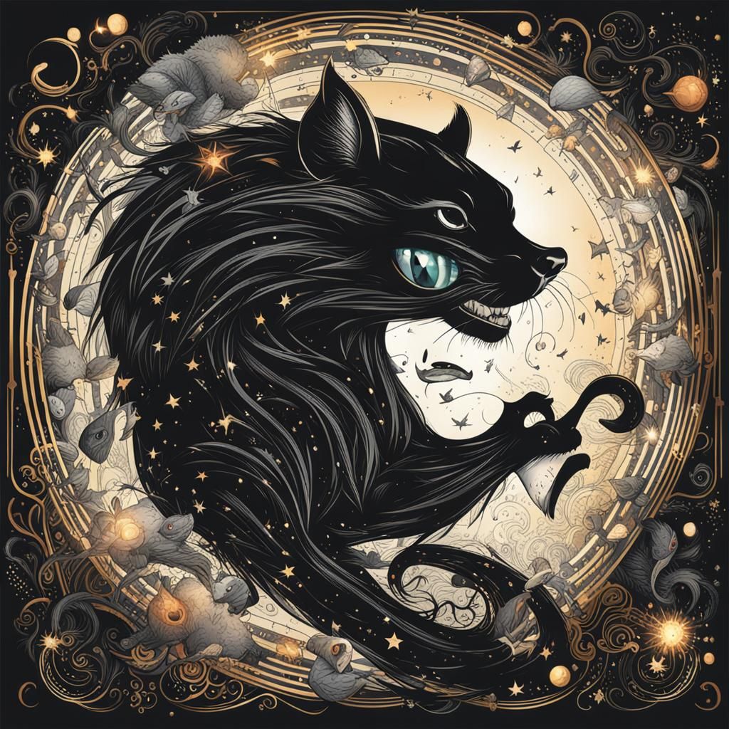 Mad Scientist with Bioluminescent Squirrel