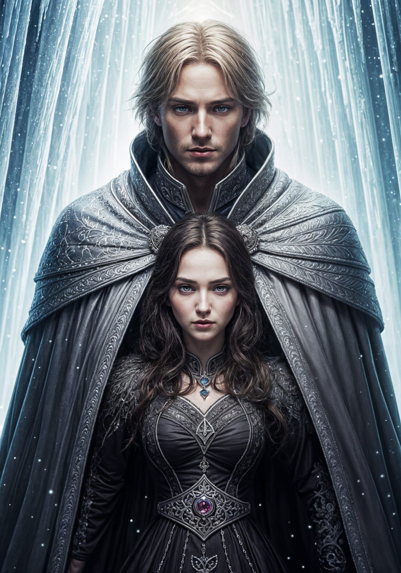 Winter Farewell in an Ice Tower: A Heart-Wrenching Scene of...