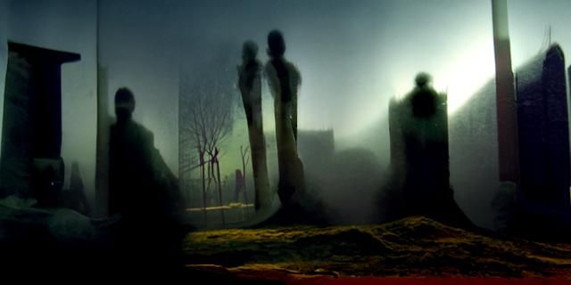 Sinister Shadow People Emerging from Bedroom Corner